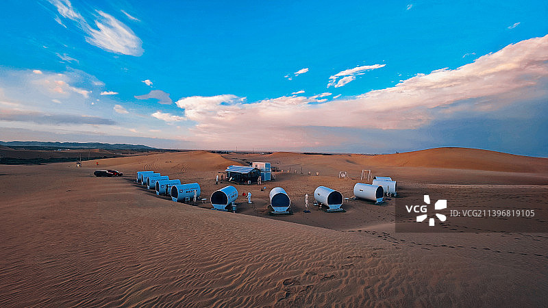 沙漠营地图片素材