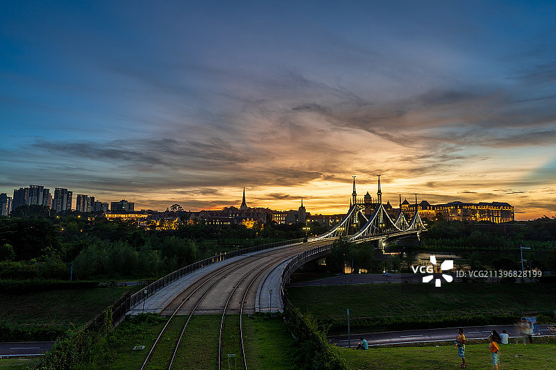 东莞松山湖华为小镇图片素材