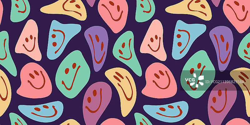 无缝迷幻图案图片素材