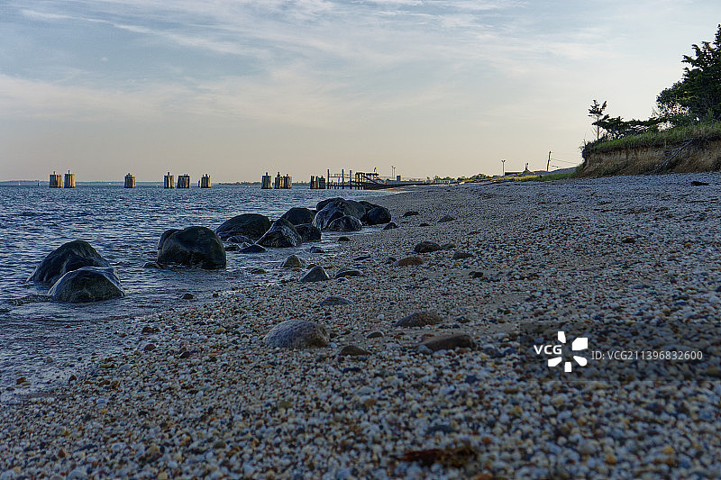 美国纽约东方海滩风光图片素材