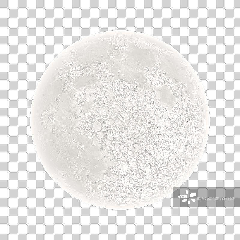 月亮月球满月三维渲染素材图片素材