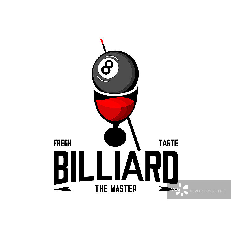 台球和玻璃图片素材