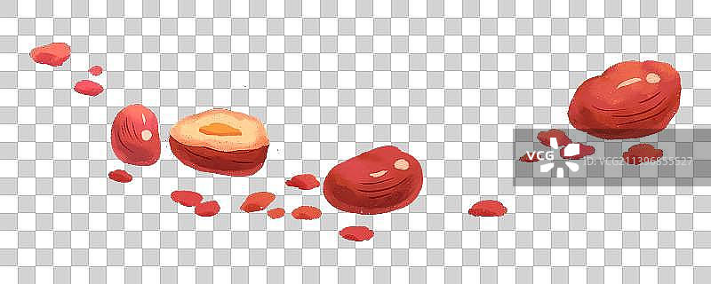 几颗红枣图片素材