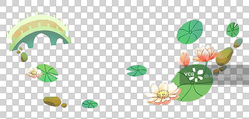 小桥流水图片素材