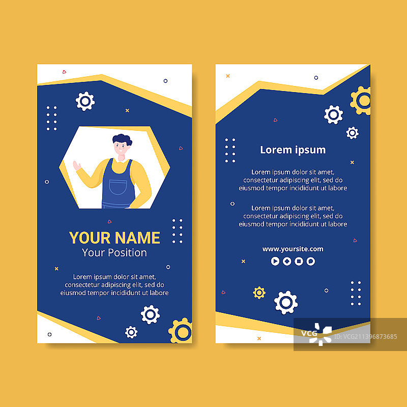 汽车服务竖版社交媒体模板图片素材