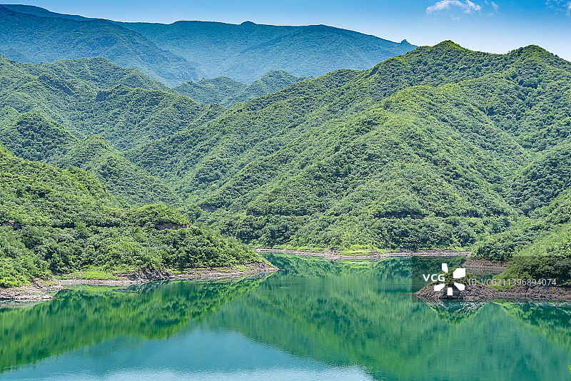北京门头沟斋堂水库图片素材