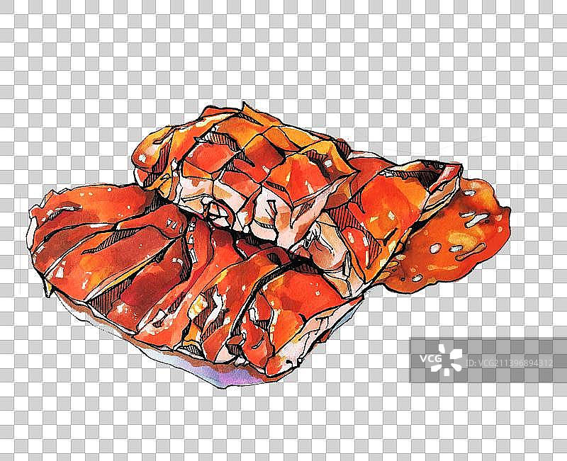 禽类料理 鸡鸭鹅肉 美味餐饮手绘菜单图片素材