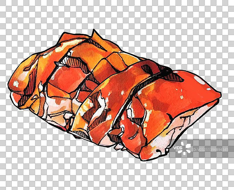 禽类料理 鸡鸭鹅肉 美味餐饮手绘菜单图片素材