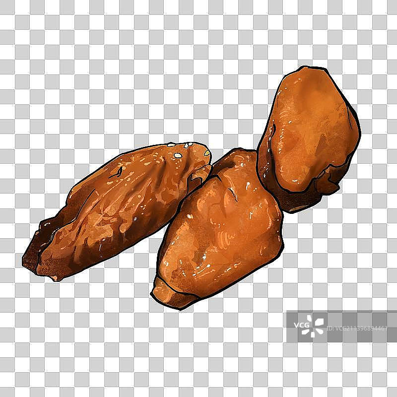 禽类料理 鸡鸭鹅肉 美味餐饮手绘菜单图片素材