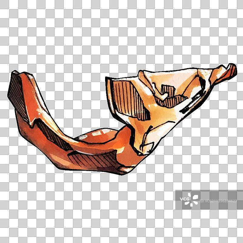 禽类料理 鸡鸭鹅肉 美味餐饮手绘菜单图片素材