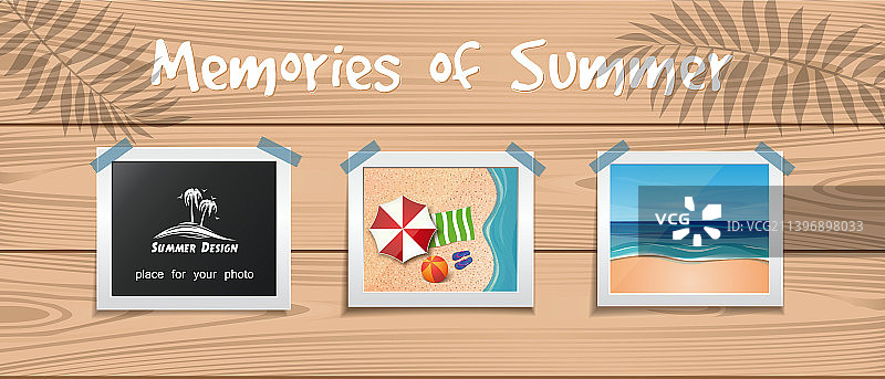 夏季休闲照片回忆图片素材