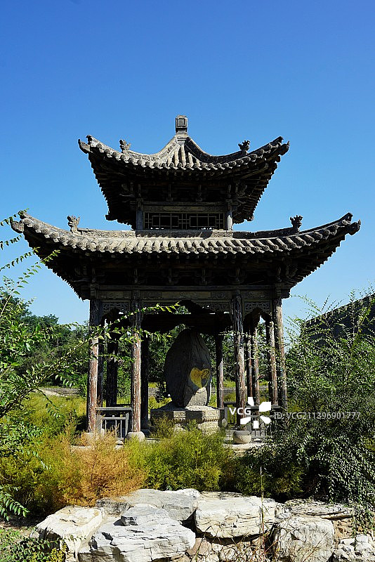 山西榆次古城西门城楼图片素材