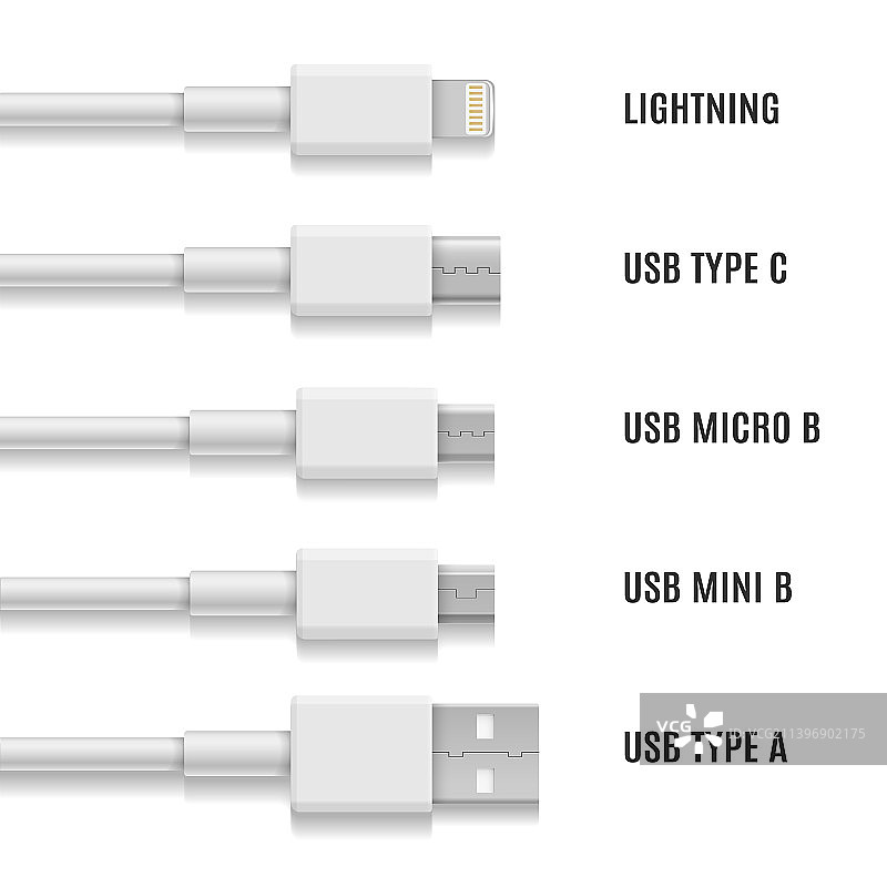 闪电usb电缆图片素材