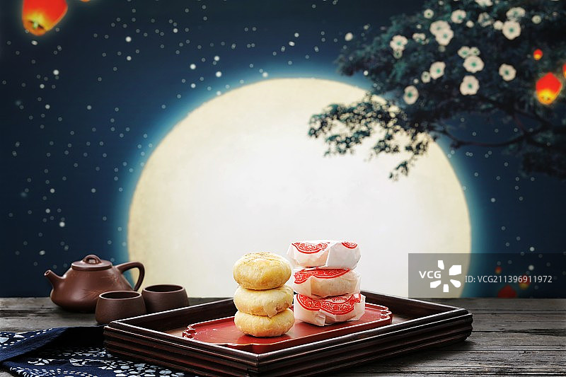 中秋月饼图片素材