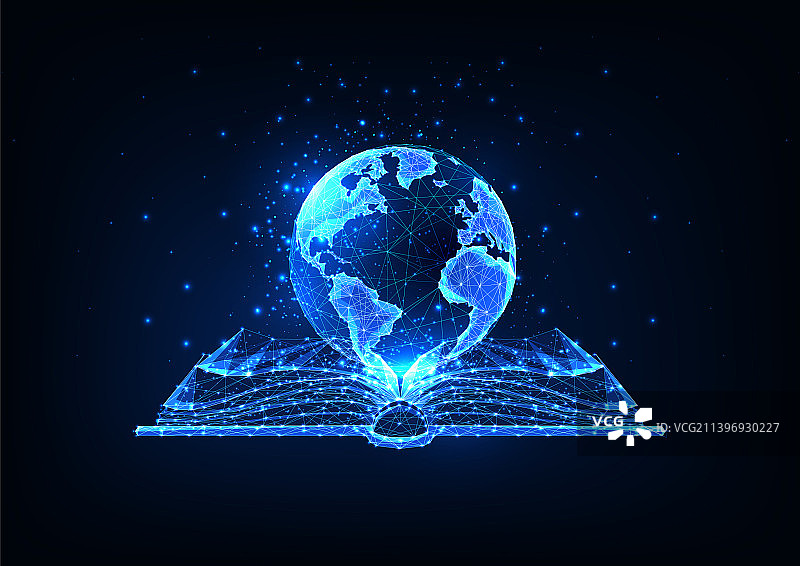 开放式全球教育概念图片素材