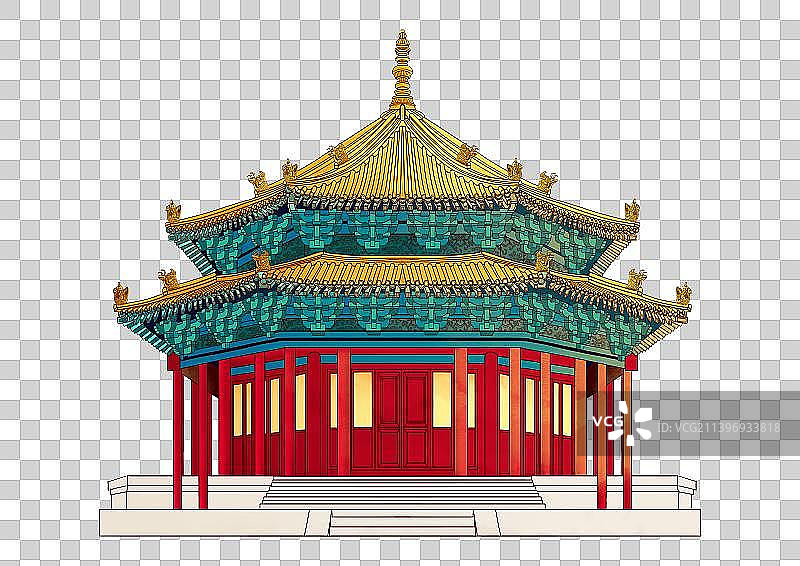 沈阳地标古建筑素材沈阳故宫图片素材