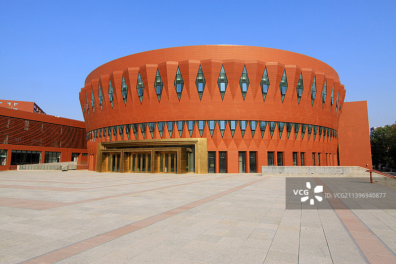 北京清华大学蒙民伟楼图片素材