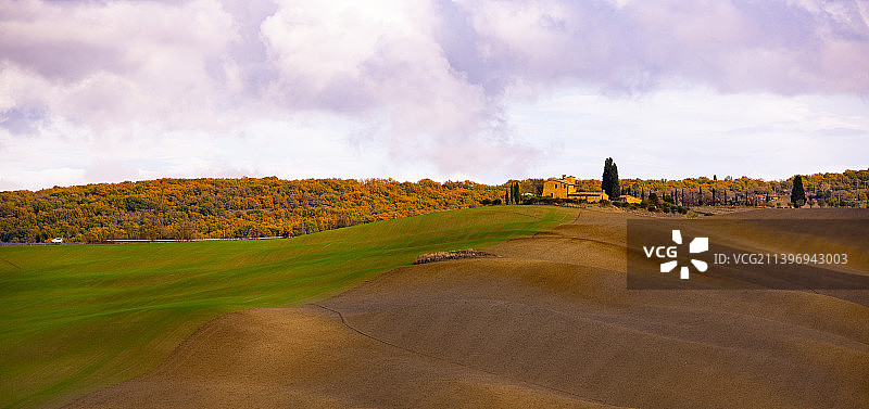 意大利托斯卡纳的田园风光图片素材