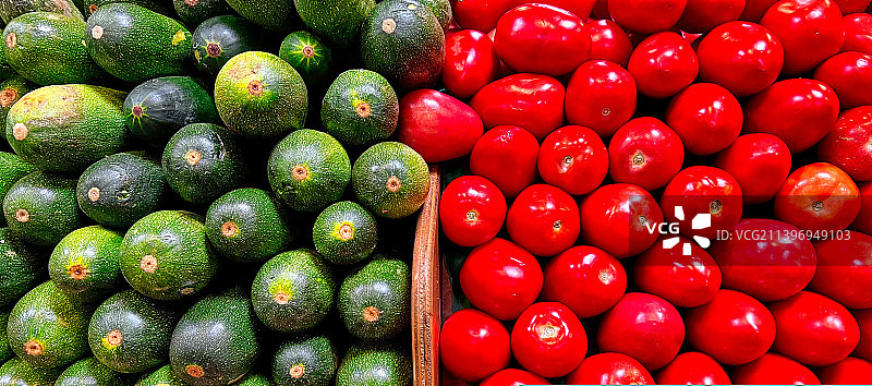 市场摊位上出售的水果特写，麦金尼，德克萨斯州，美国图片素材