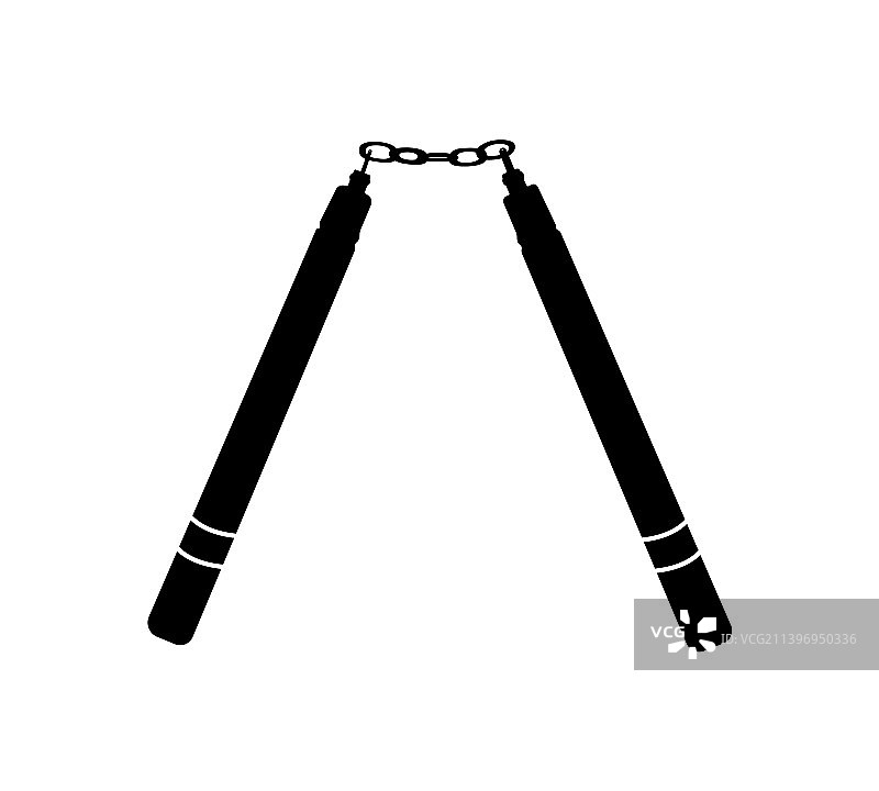 双截棍图标，武术武器图片素材