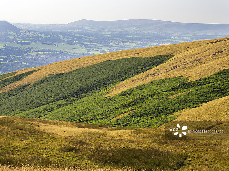 兰开夏潘德尔山蕨景图片素材