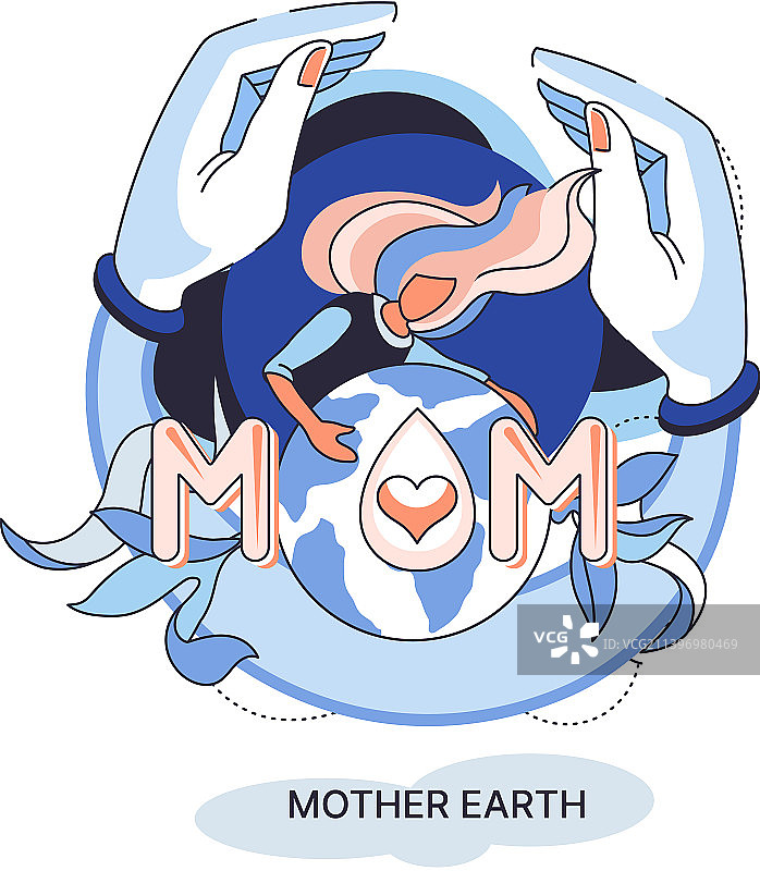 国际地球母亲日节日横幅图片素材