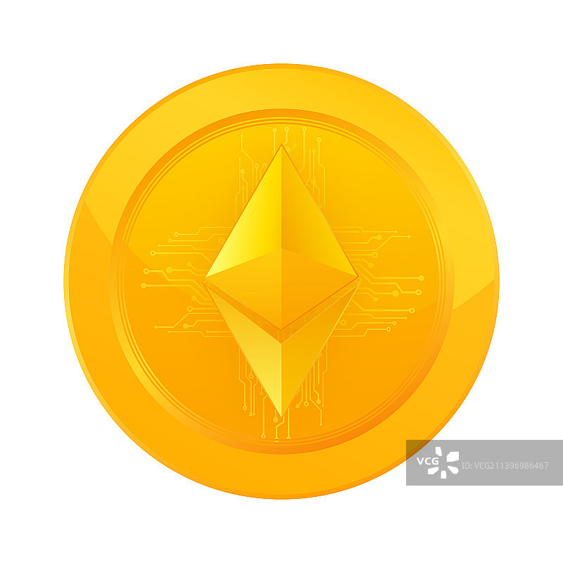 以太坊硬币设计图片素材