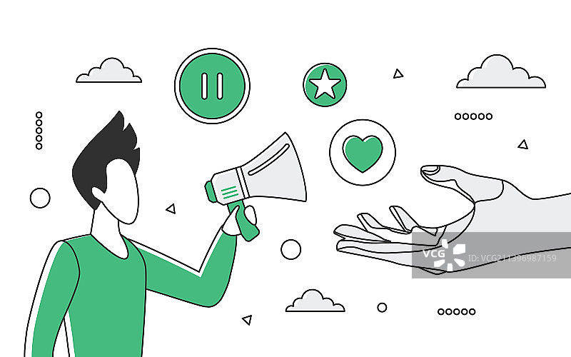 社交媒体点赞及账户热度图片素材