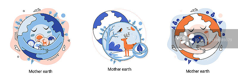 世界地球日隐喻概念图片素材