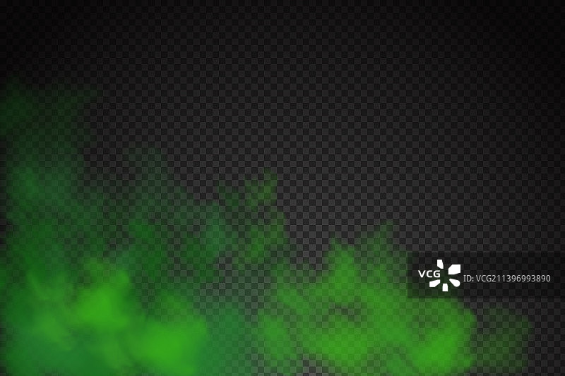 绿色恶臭气味烟雾或有毒气体图片素材