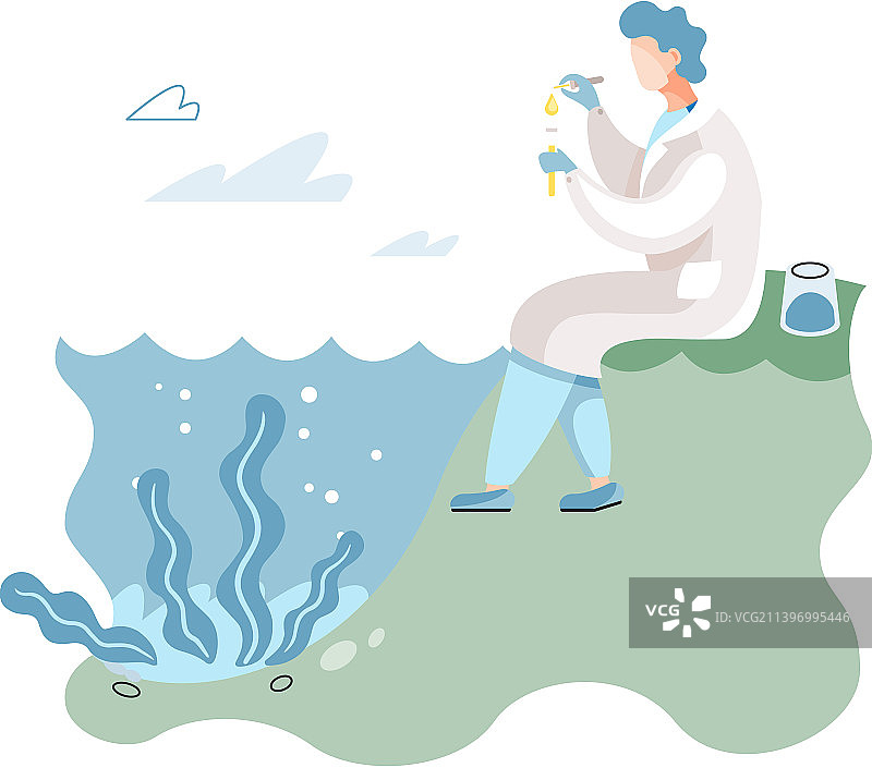 实验室助理进行实验图片素材