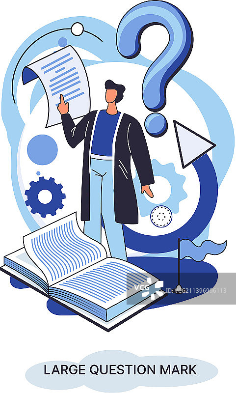 问号：问题与解决方案概念图片素材