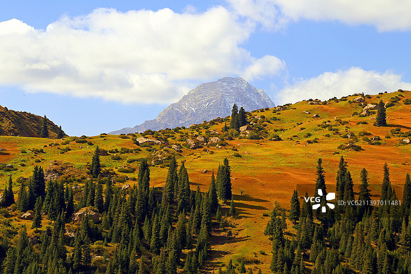 新疆独库公路风光图片素材