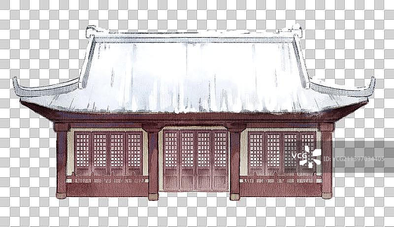 冬天的房屋图片素材