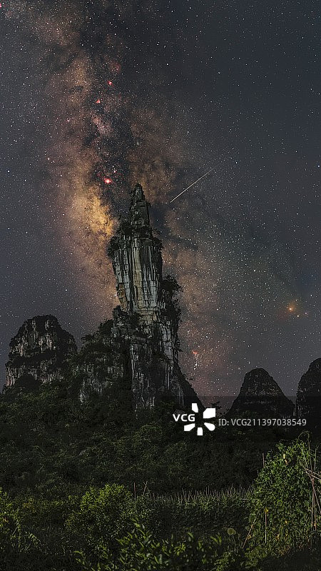 仙姑山星愿图片素材