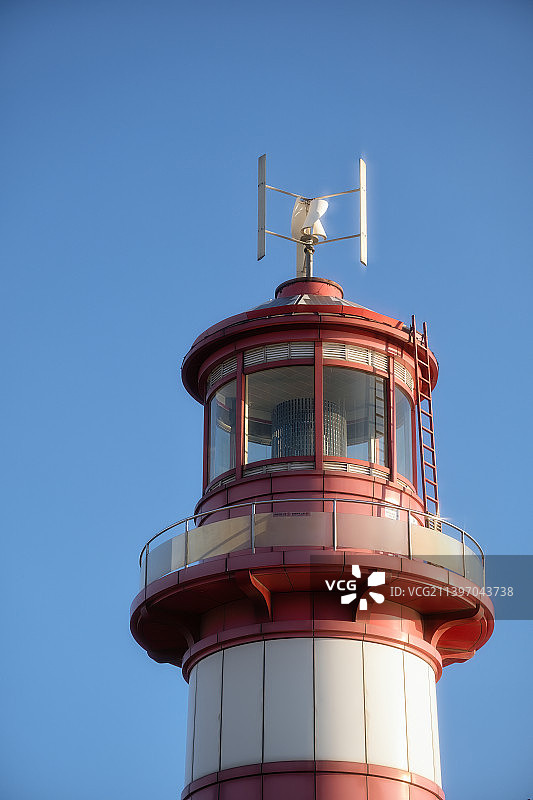 鱼嘴灯塔图片素材