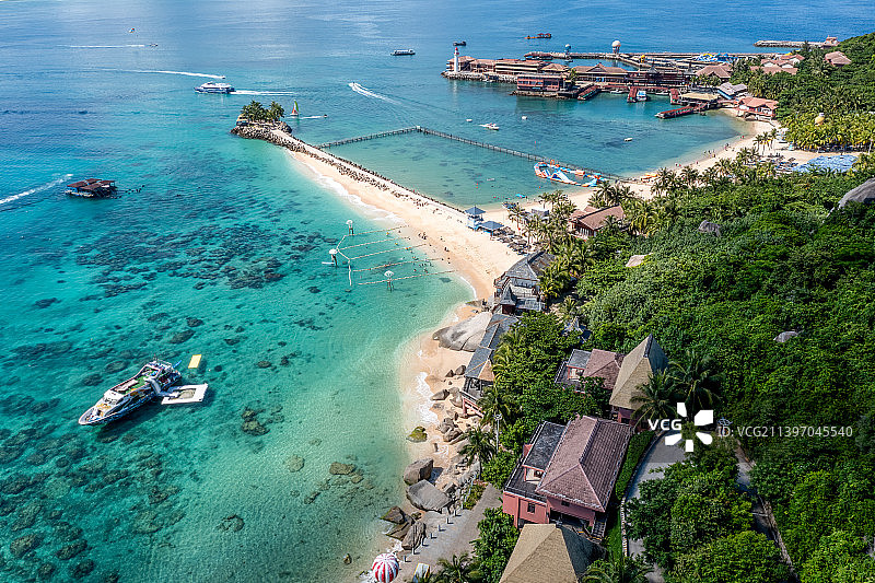 分界洲岛航拍图片素材