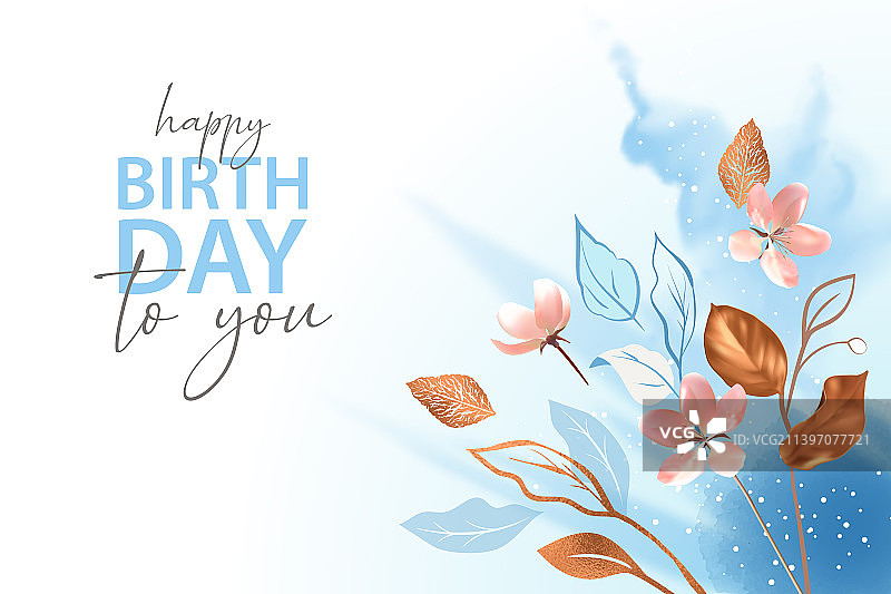 生日贺卡模板图片素材