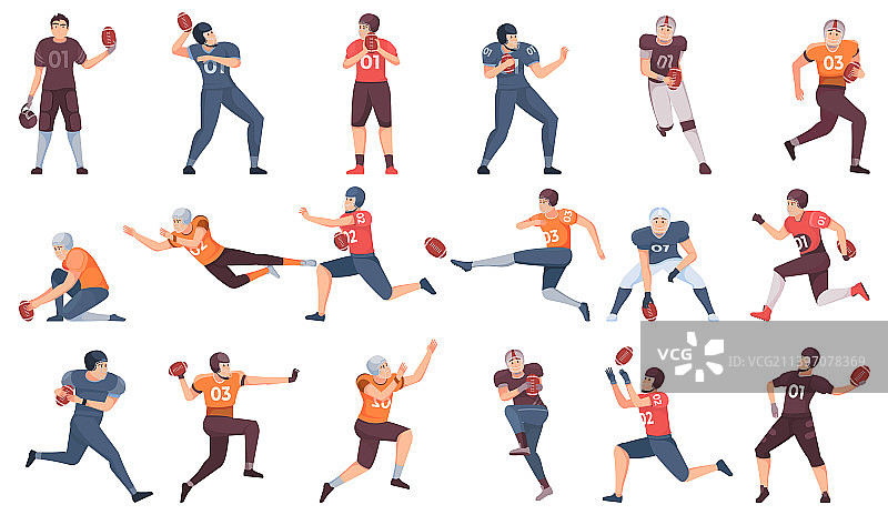 美式橄榄球套装图片素材