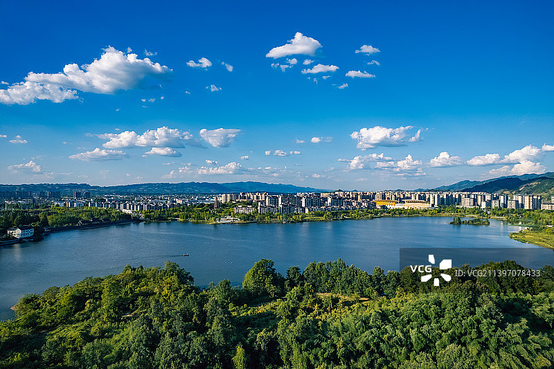 重庆梁平双桂湖湿地公园图片素材