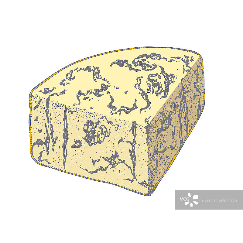 一片蓝纹奶酪图片素材