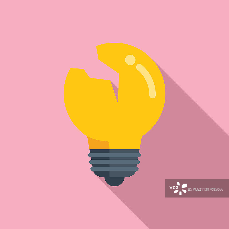 灯泡废弃物图标垃圾图片素材