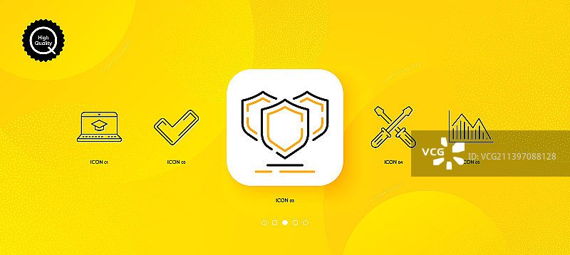 盾牌和螺丝刀网站教育图片素材