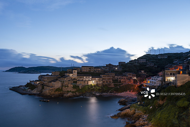 浙江舟山东极岛民居图片素材