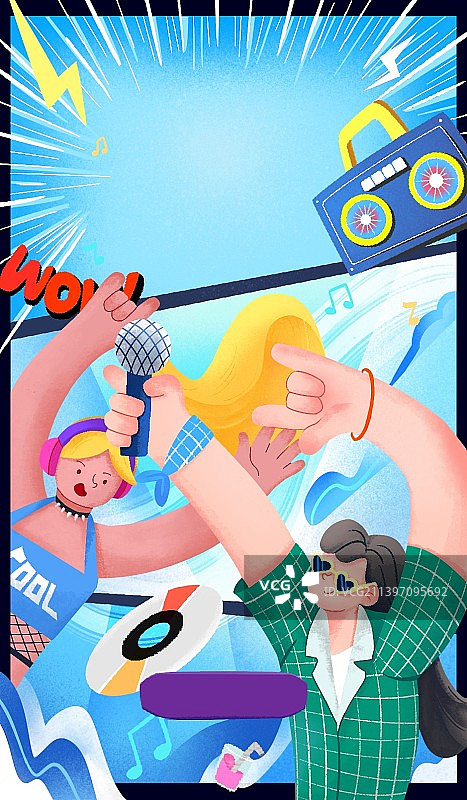 海报弹窗页图片素材