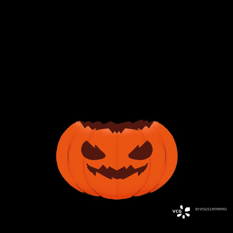 万圣节南瓜灯鬼怪恶作剧动图图片素材