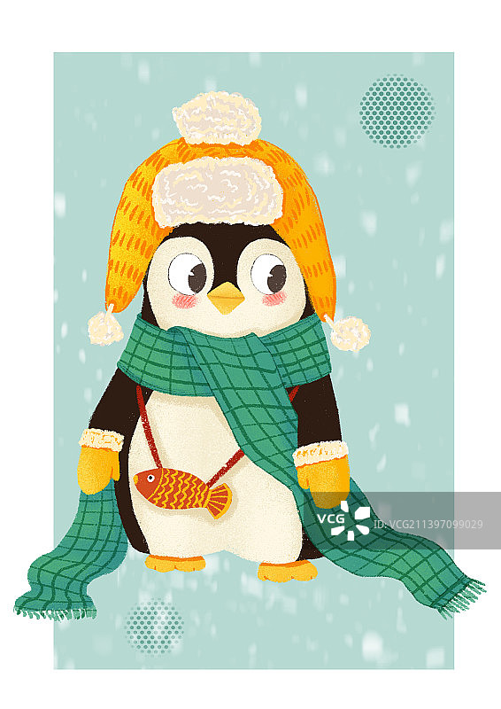 可爱小动物-企鹅图片素材