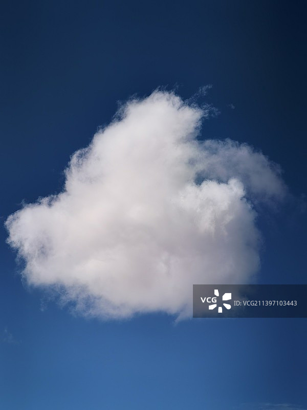 一朵白云图片素材