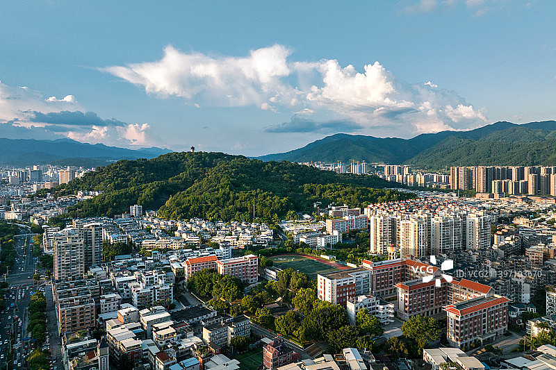 中国福建龙岩市区风光图片素材