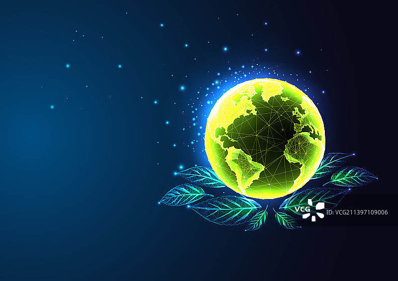 绿色可持续发展概念图片素材